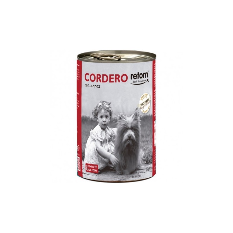 Retorn Lata Perro Cordero con Arroz 400 gr