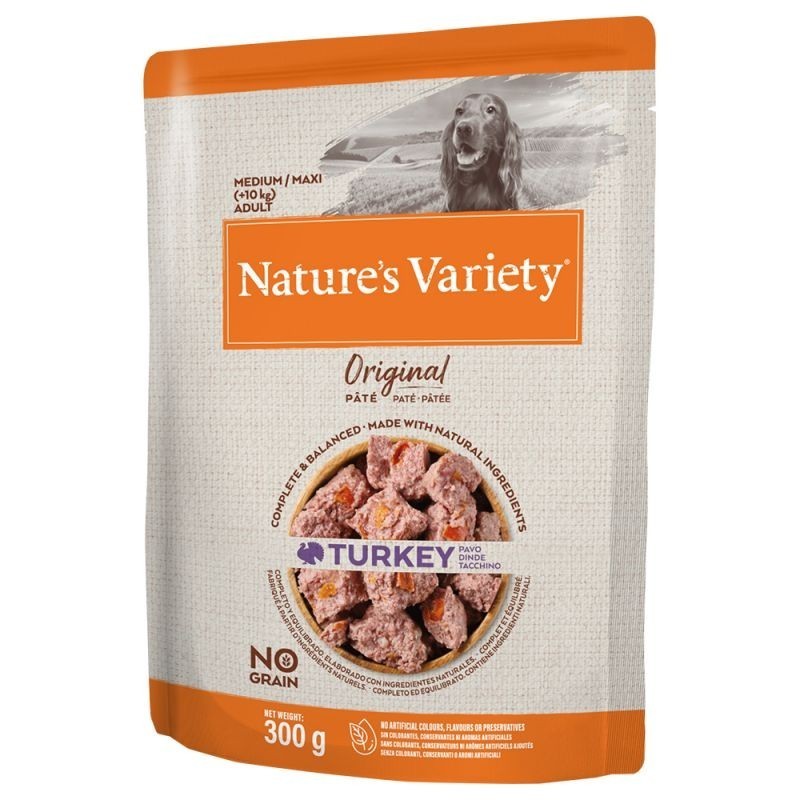 Nature´s Variety Original Medium/Maxi Paté Turkey 300 gr