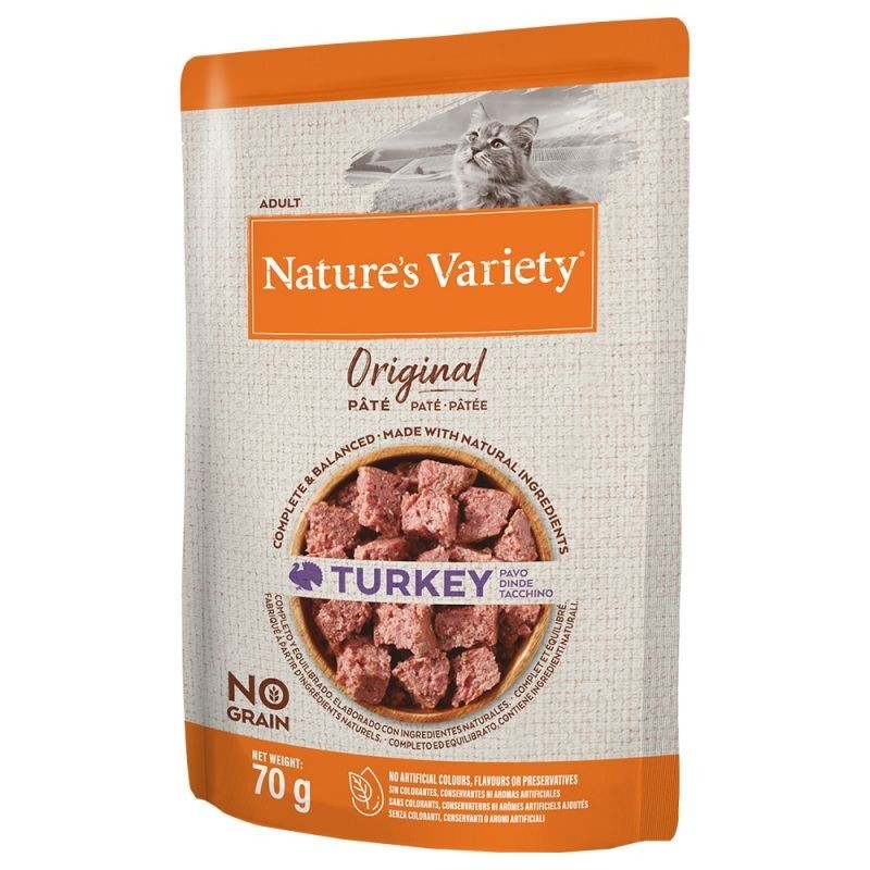 Nature´s Variety Original Paté Gato Pavo 70 gr