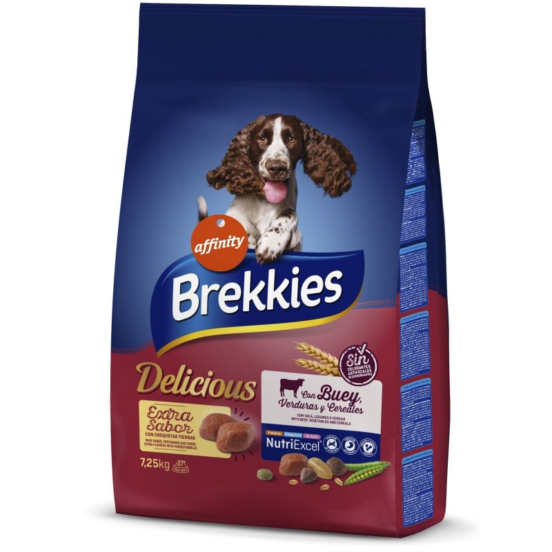 Brekkies Excel Tender & Delicious Buey 7,25 Kg