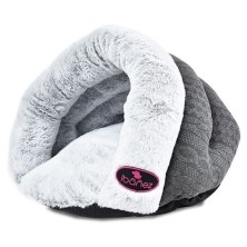 Cueva "Crochet" Gris 35x35x28 cm
