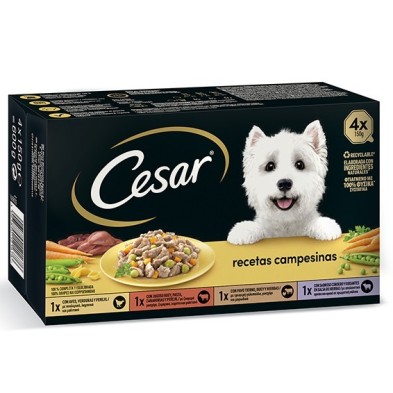 Cesar Tarrina Multipack Recetas Campesinas 4x150m Gr