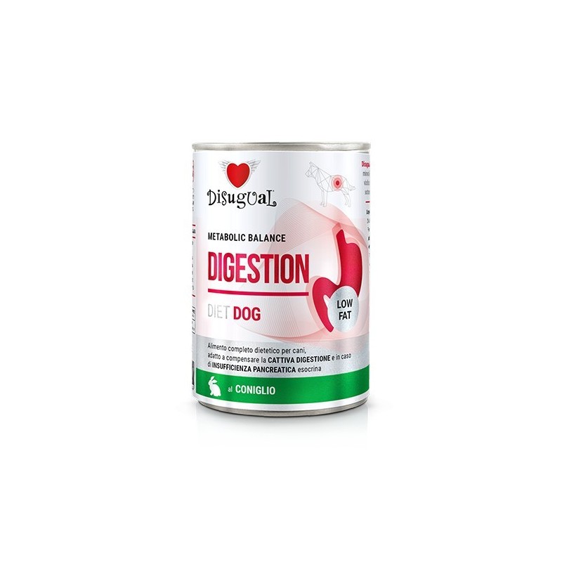 Disugual Digestion Low Fat Rabbit For Dog 400 Gr
