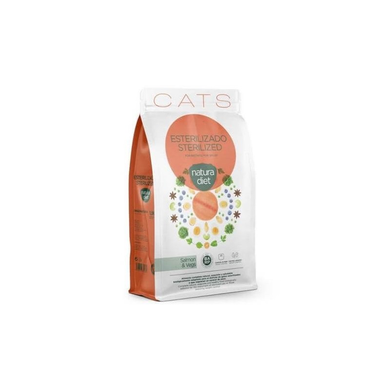 Natura Diet Cat Sterilized Salmon 3 kg