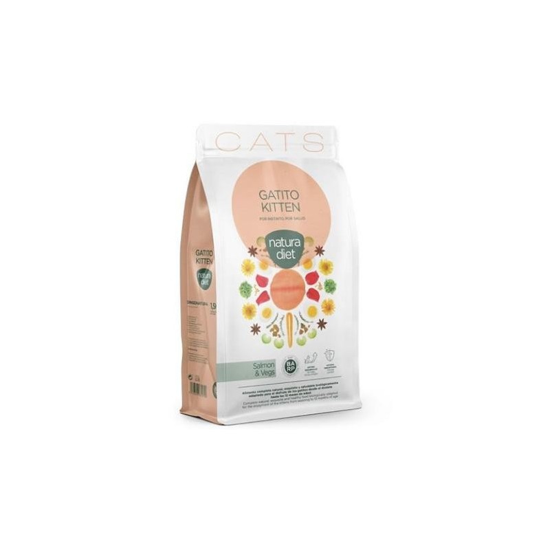 Natura Diet Cat Kitten Salmon 3 kg