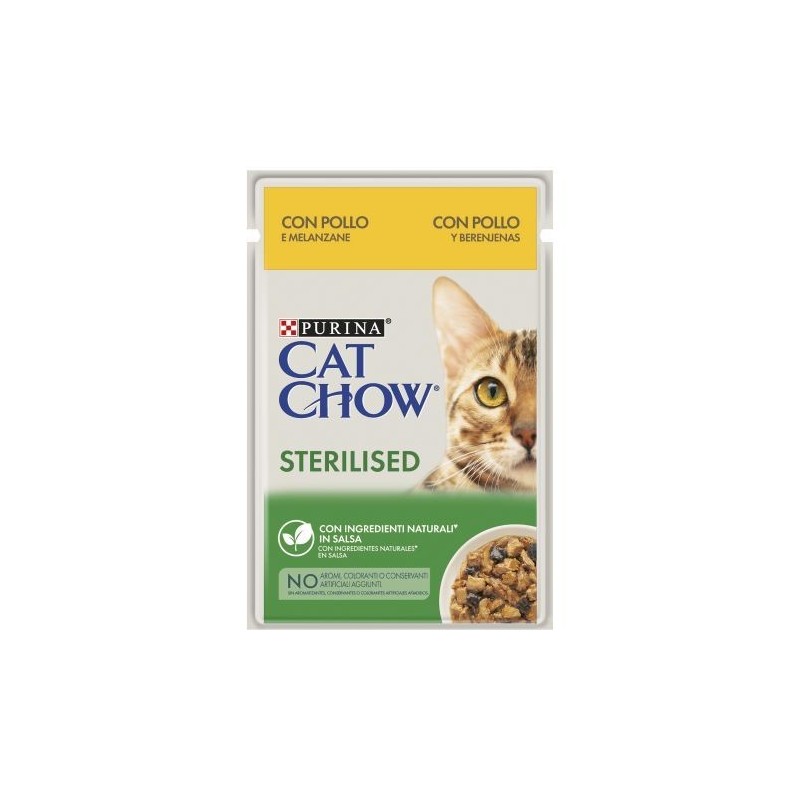 Purina Cat Chow Esterilizado con Pollo 85 Gr