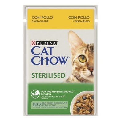 Purina Cat Chow Esterilizado con Pollo 85 Gr