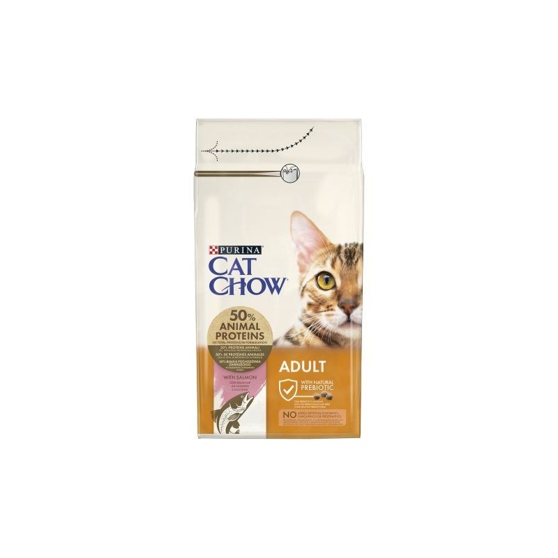 Cat Chow Adult Salmón y Atún 1,5 Kg