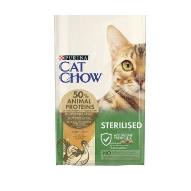 Cat Chow Sterilized Pavo 15 Kg