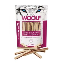 Woolf Soft Duck and Cod Sandwich  LONG 100 Gr