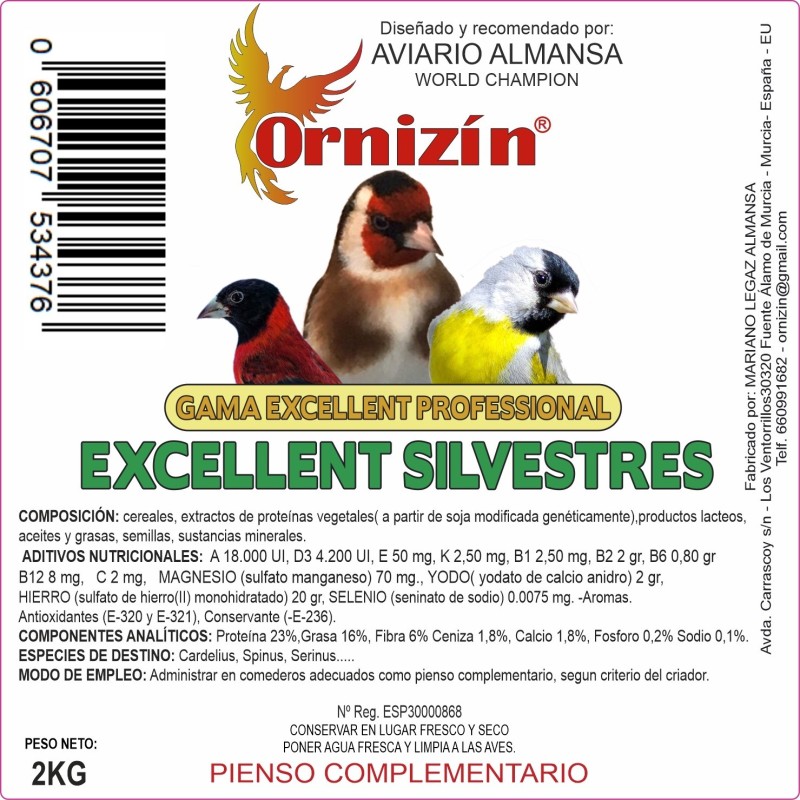 Massa excelente profissional Silvestre Mórbida 2 Kg Ornizín
