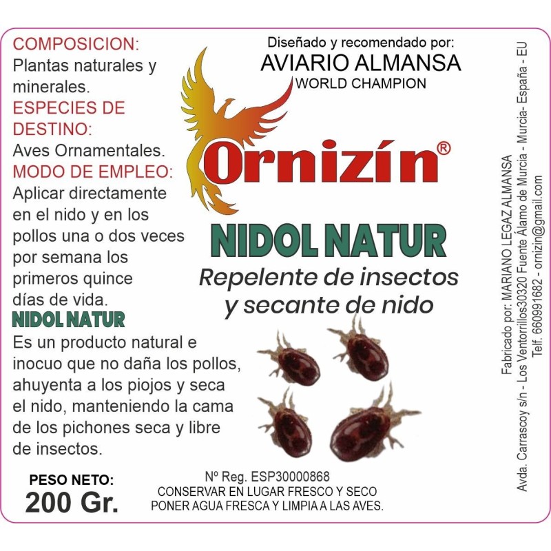 Nidol Natur 200 Gr Ornizín