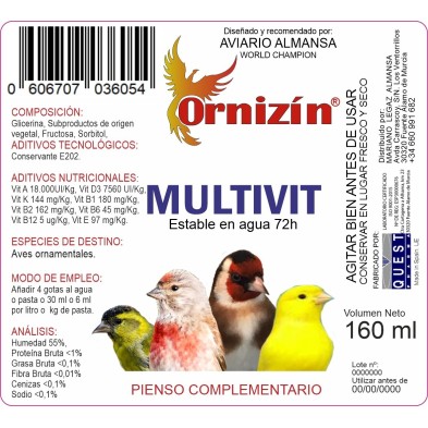 Multivit 160 Ml Ornizín