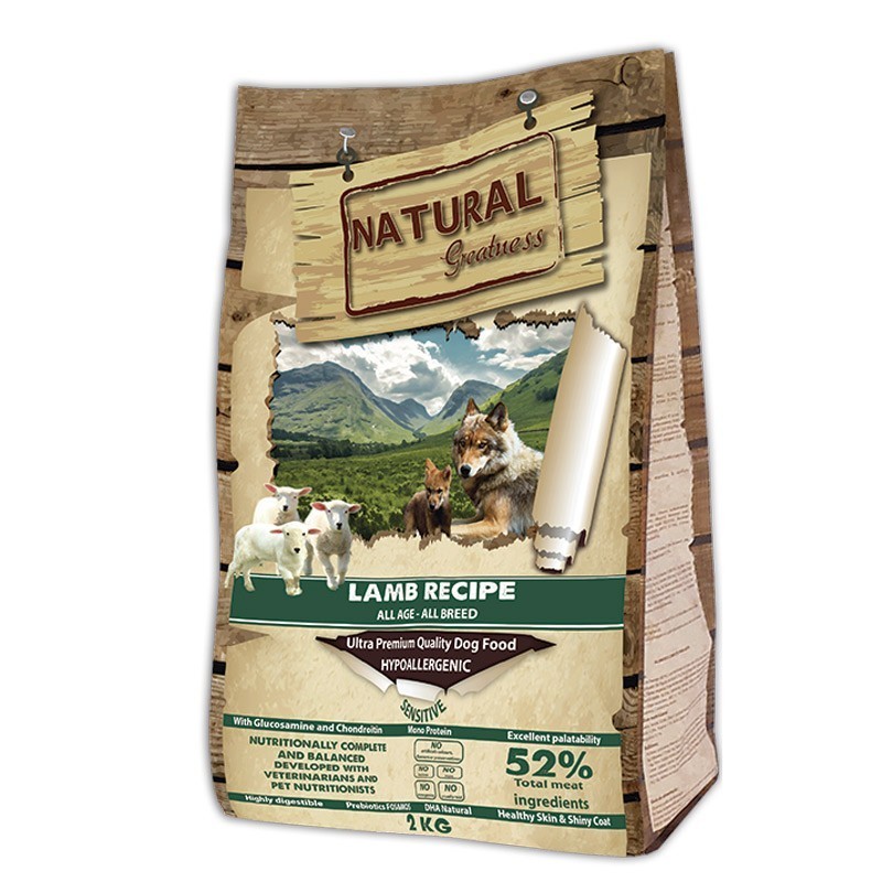 Natural Greatness Receta Cordero 2 Kg