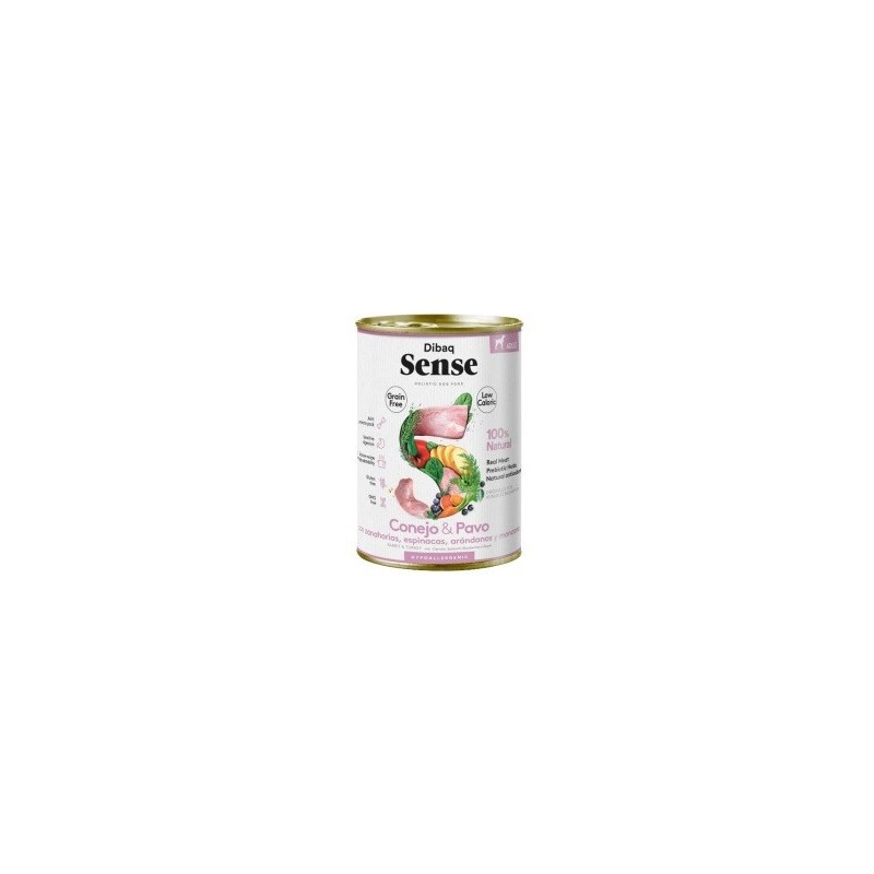 Dibaq Sense Conejo y Pavo 380 Gr