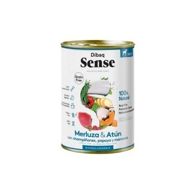 Dibaq Sense Merluza y Atun 380 Gr