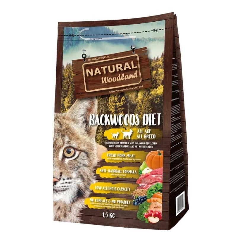 Natural Woodland Backwoods Diet 1,5 Kg