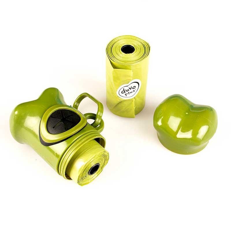 Dispensador de Ossos Ecológico Duvo Green 2 x 20 Unidades