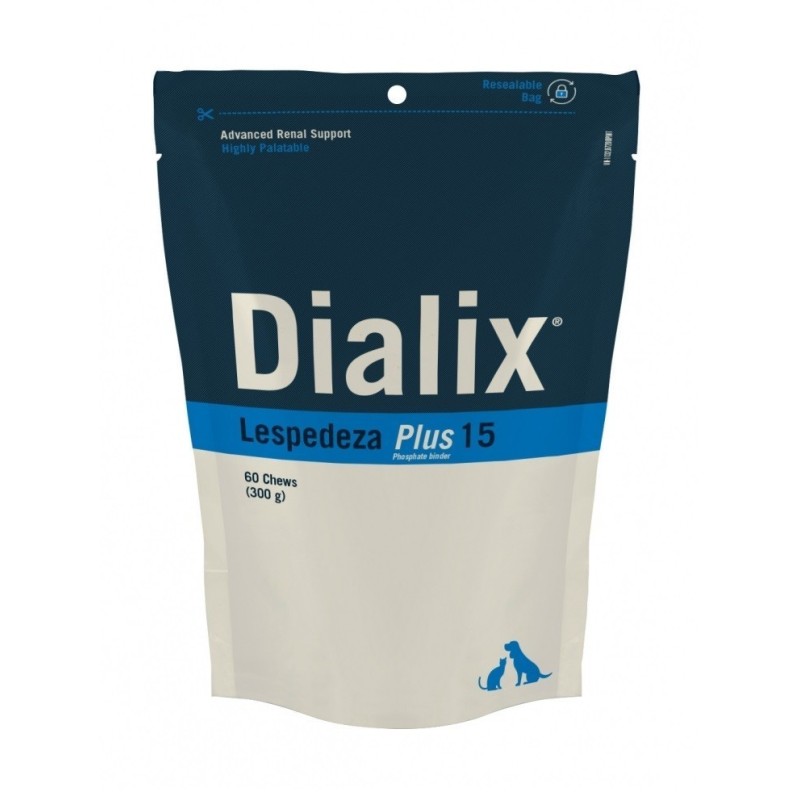 Dialix Lespedeza Plus 15 Renal Support Perros y Gatos