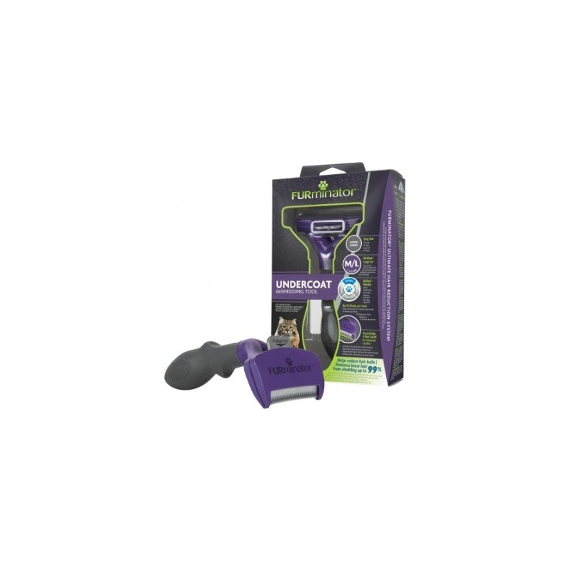 Furminator Cepillo pequenos gatos de cabelo longo