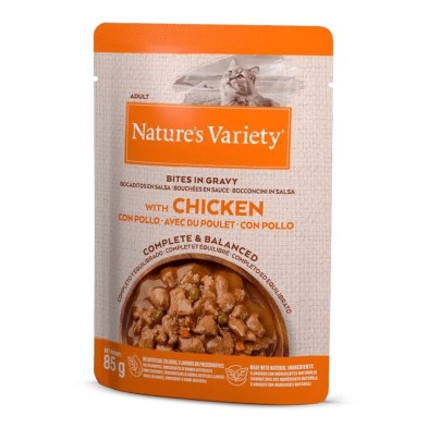 Natures Variety Bocaditos En Salsa Con Pollo 85 GR