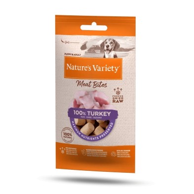 Nature´s Variety Meat Bites Turkey 20 Gr