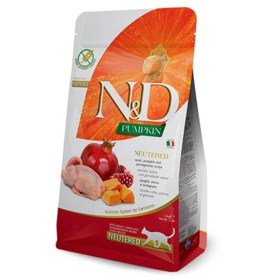 Farmina ND CAT Pumpkin Neutered Codorniz 1,5 KG