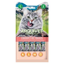 Creamy Cat Treat Atún y Salmón 5 Sobres 14 GR