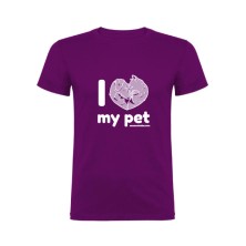 Camiseta I Love My Pet Amascotados