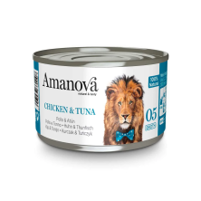 AmaNova 05 Lata Gato Caldo de Frango e Atum 70 gr.