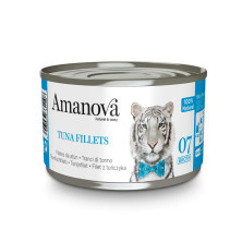 AmaNova 07 Can Cat Filetes de Atum Caldo 70 gr.