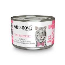 AmaNova 13 Lata Geléia de Atum e Algas Marinhas para Gato 70 gr.