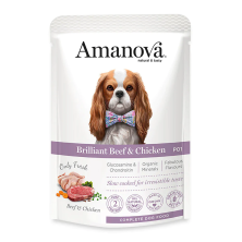 Bolsa AmaNova P01 Carne Brilhante e Frango 100 gr.