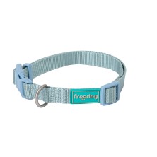 Collar Nylon Basic Azul Cielo