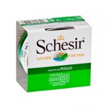 Schesir Dog Filetes de Pollo 150 Gr en Gelatina