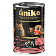 Uniko Lata Gato Pate con Salmon 400 Gr