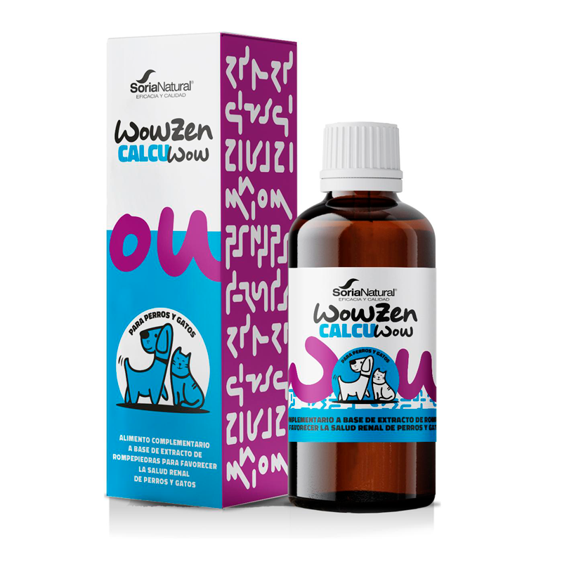 Suplemento Natural Calcuwow para cães e gatos de saúde Renal