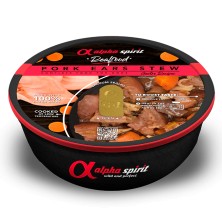 Alpha Spirit Guisado do feijão do porco para cães 280 Gr