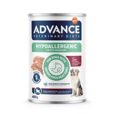 Advance Hipoalergênico do cão molhado Lamb 400 Gr