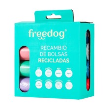 Sacolas Recicladas Freedog Cores Sortidas e Pastel 16 Rolos
