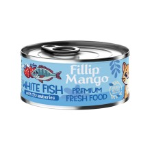 Fillip Mango Pescado Blanco con Fresa para Gatos 85 Gr