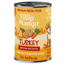 Fillip Mango Pavo con Pera y Zanahoria para Perros 400 Gr