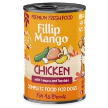 Fillip Mango Pollo con Plátano y Calabacín para Perros 400 Gr