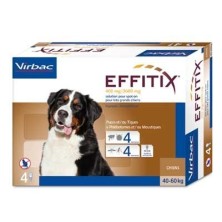 Effitix 4 Pipetas cães 40-60 Kg