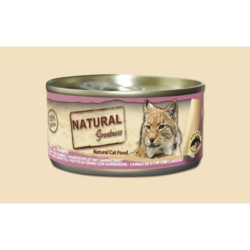 Natural Greatness Bife de Atum e Camarão 70 Gr