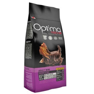 OptimaNova Adult Mini frango e arroz 2 kg OptimaNova Adult Mini frango e arroz 2 kg