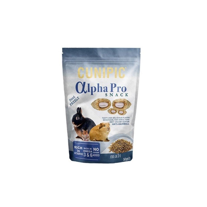 Cunipic Alpha Pro Snack Roedores Malta 50 Gr