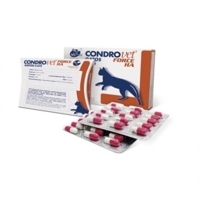 Condrovet Force HA para Gatos 45 Cápsulas