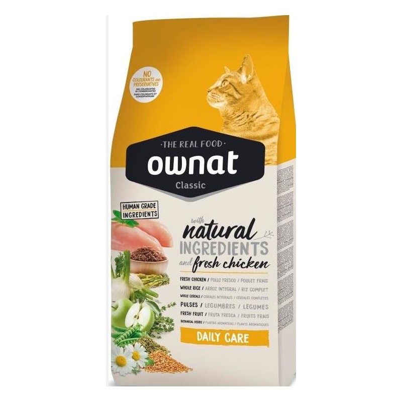 Ownat Classic Gato de cuidados diários 4 kg