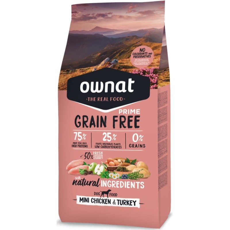 Ownat Prime Mini Chicken & Turkey 3 Kg